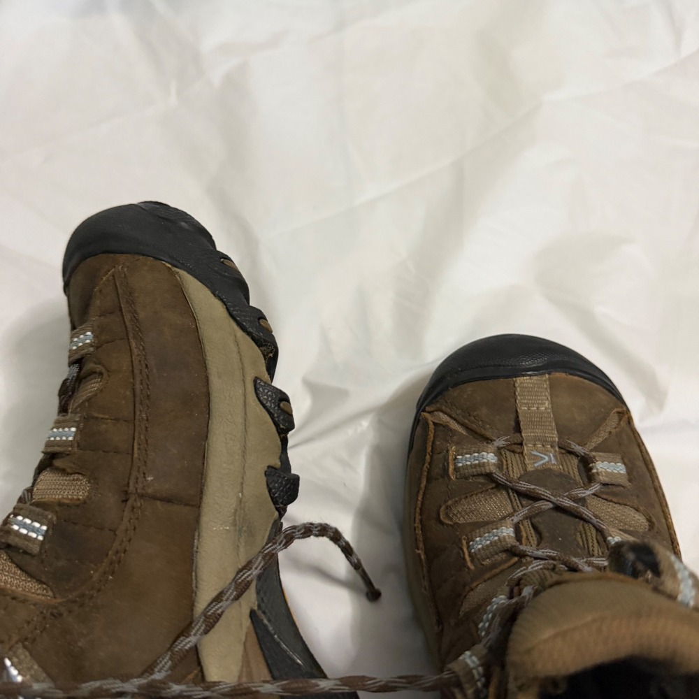 Keen Womens Targhee II Mid Hiking Boots 6.5 Brown Leather Waterproof Gorpcore - Picture 6 of 8